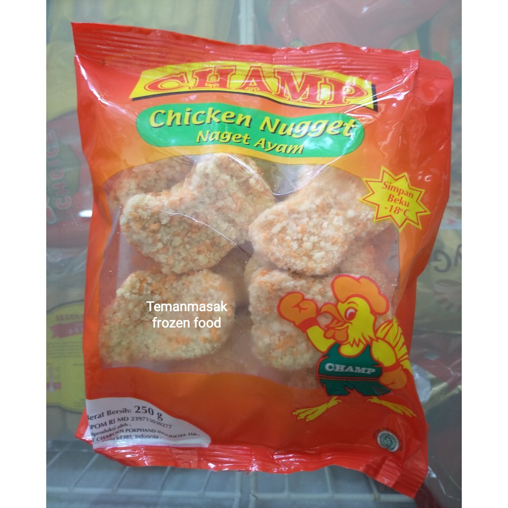 

Chicken Nugget nuget Ayam CHAMP 250gr