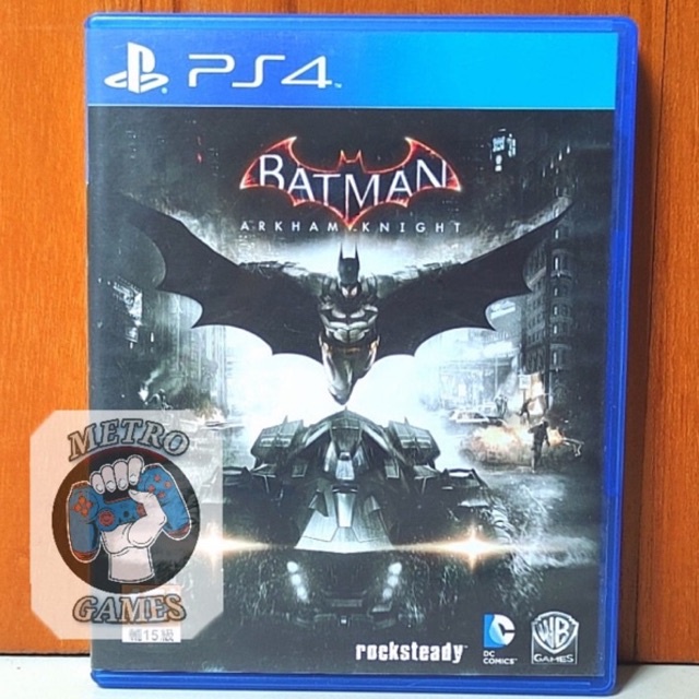 Batman PS4 Kaset Batman Arkham Knight Playstation PS 4 5 Bat Man Arkhamknight Knights Arkam CD BD Game Games Betmen Batmen Bet men super hero spiderman superman super heroes anak original asli mainan ps4 ps5