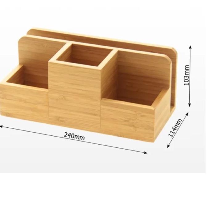 

Paling Murah-[LR13] Nanhayu Tasor - Stationary Organizer Kayu Tempat Pulpen Notebook Dan Peralatan Kantor