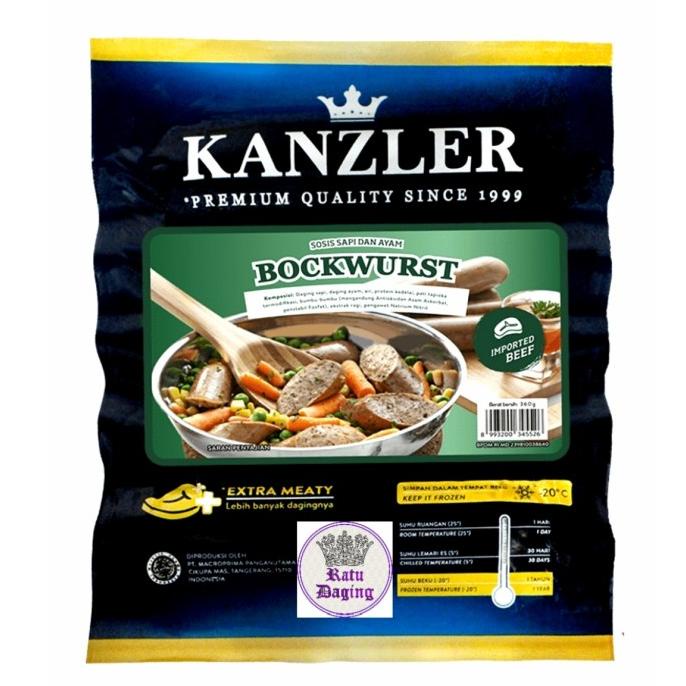 

windytriastuti13 Sosis Bockwurst Kanzler / Sosis Sapi 360gr TERLARIS TERPERCAYA ORIGINAL