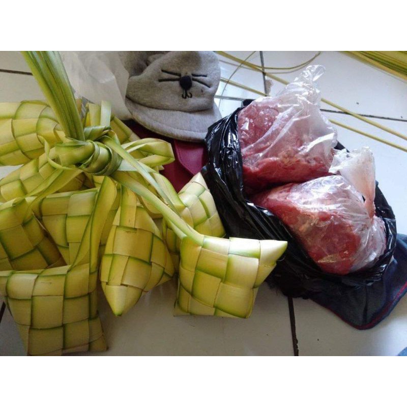 

daun kelapa/ bungkus ketupat