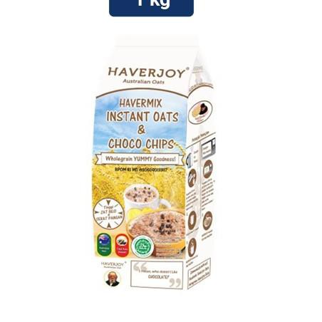 

[KODE PRODUK 034] Haverjoy Havermix Instant Oats & Choco Chips 1kg TERLARIS..!!