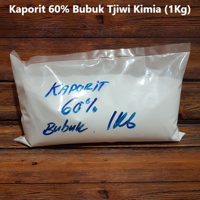 Kaporit Bubuk 1Kg - Kaporit Tjiwi Kimia 1Kg - Kaporit Bubuk 1 Kg - Kaporit 60% - Disinfektan