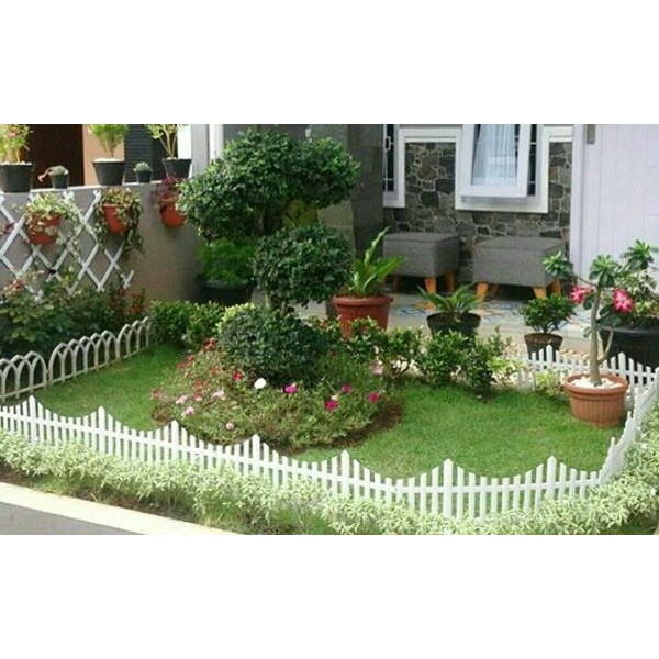 Pagar Plastik - Pagar Taman - Pagar Tanaman - Pagar Taman Plastik - Pagar Plastik Tanaman isi 5 Pcs