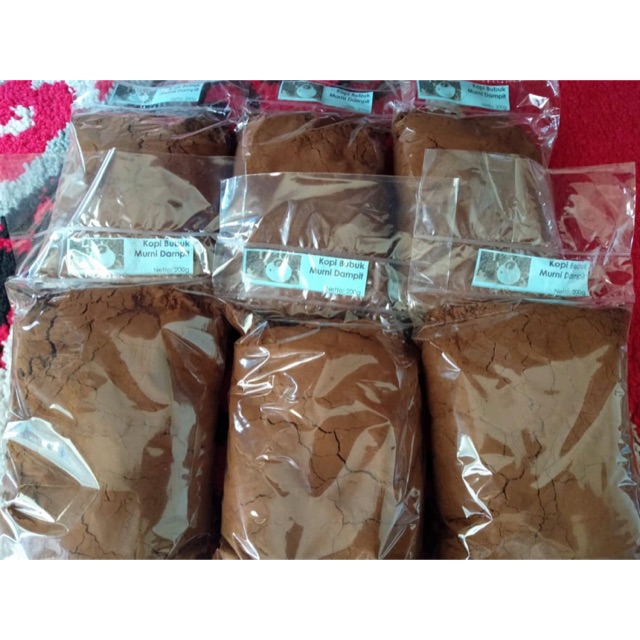 

Kopi bubuk murni dampit / kopi bubuk robusta murni