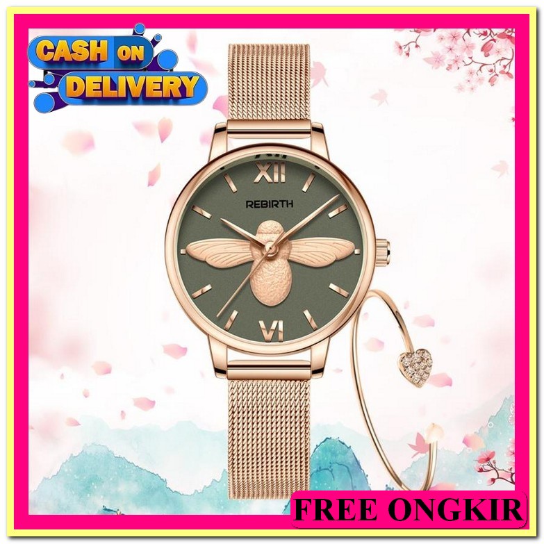 Jam Tangan Sporty Wanita Cewek Elegan Anti Air Terbaru Branded Cewe Perempuan Digital Original Ori J