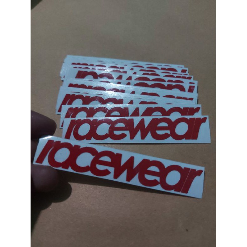 STICKER RACEWEAR CUTTING