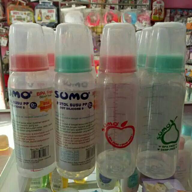 Botol Susu Sumo Dot Silicone 240 ML BPA Free Bisa Direbus