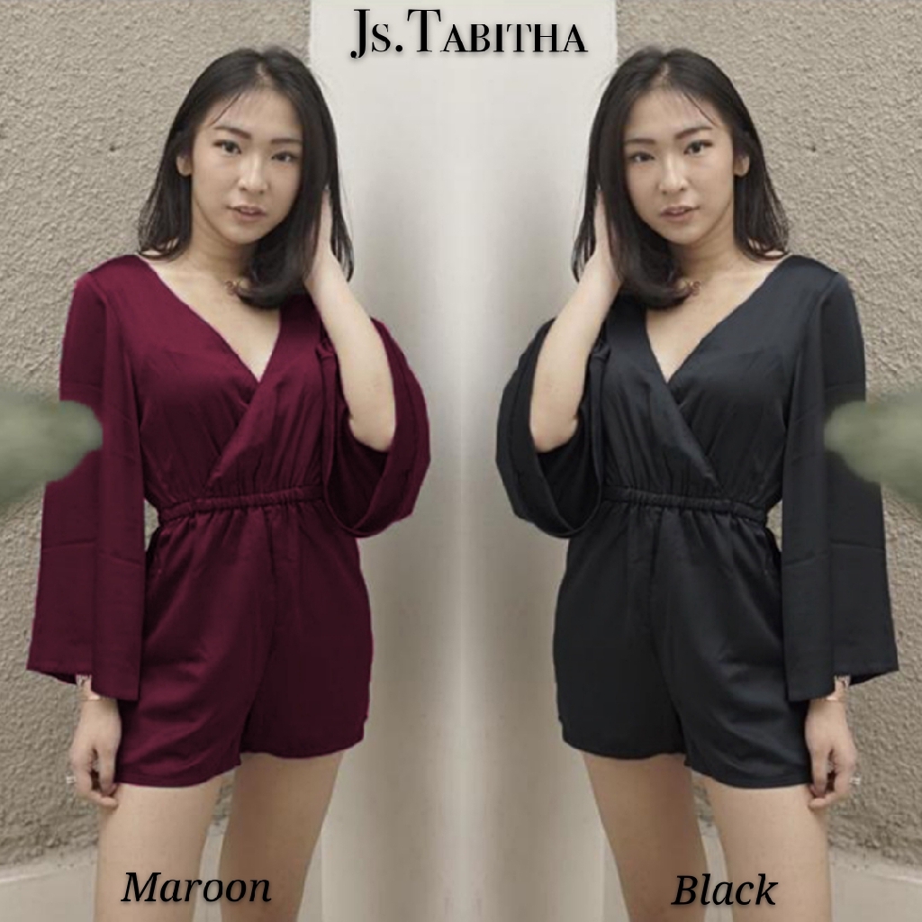 [Js.Tabitha BC]Jumpsuit wanita moscrepe Varian warna