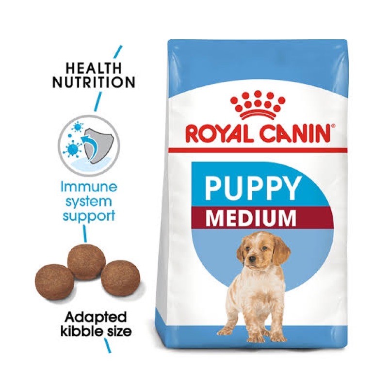 ROYAL CANIN MEDIUM PUPPY 4 KG / MAKANAN ANAK ANJING MEDIUM