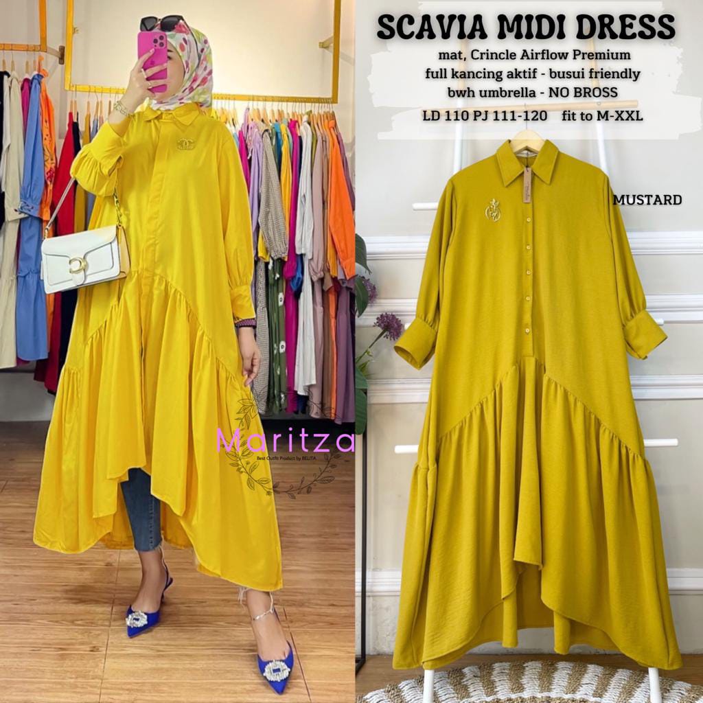 Scavia midi dress