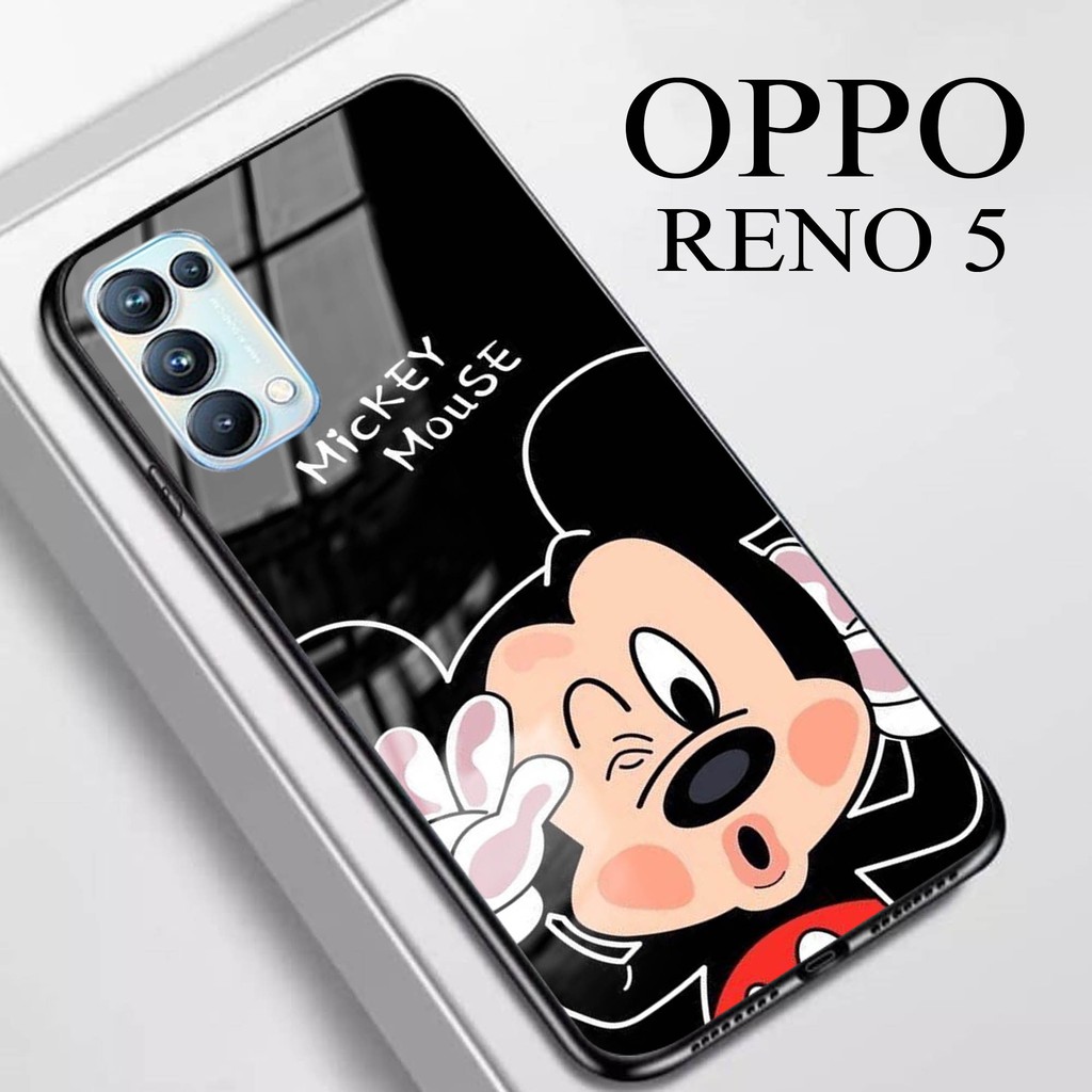 [S02] SOFTCASE KACA OPP RENO 5 (SoftCase Glass Kaca)  OPP RENO 5 (Casing Hanphone)