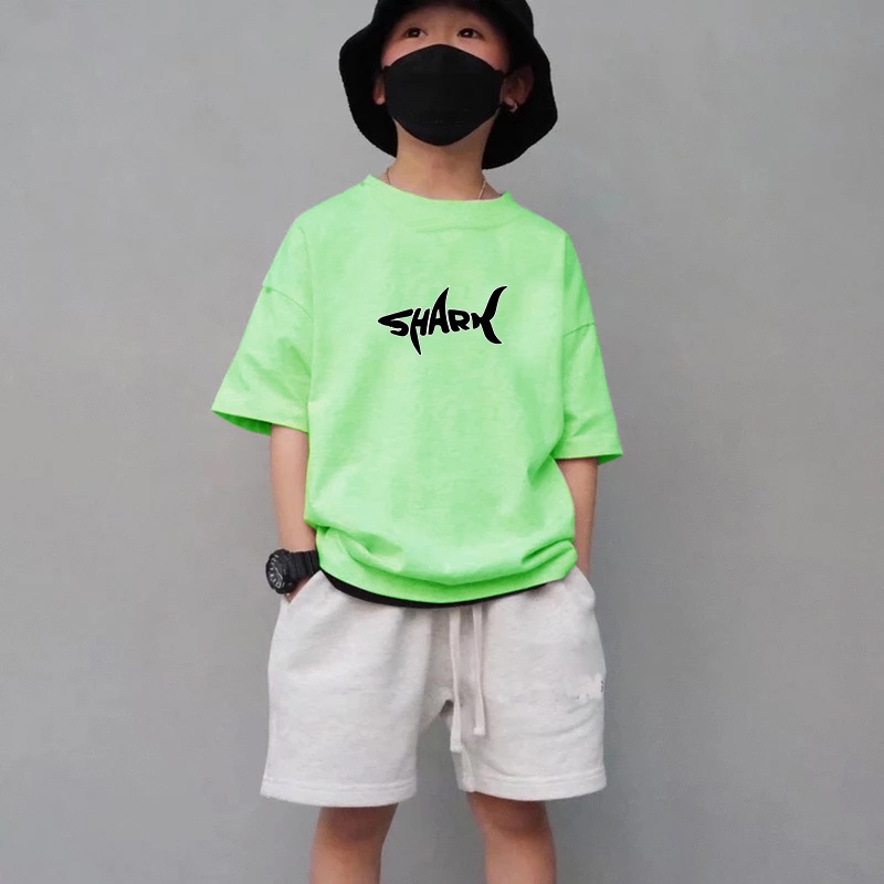 Kaos Anak Shark T-shirt Anak size M-XL