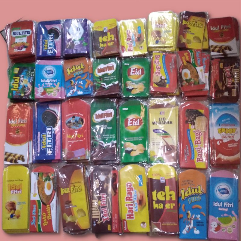 

Amplop Lebaran viral seri snack