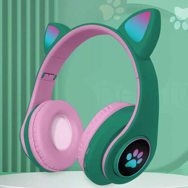 Headset Bluetooth Bando Cat BK-58M / Wireless Bando Ear Cat LED BK-58M