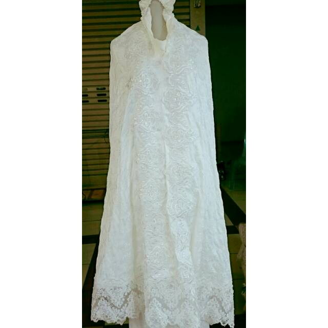 Mukena Mewah/Seserahan/Mahar/Maskawin  Jumbo Sutra Paris Premium KD Mutiara