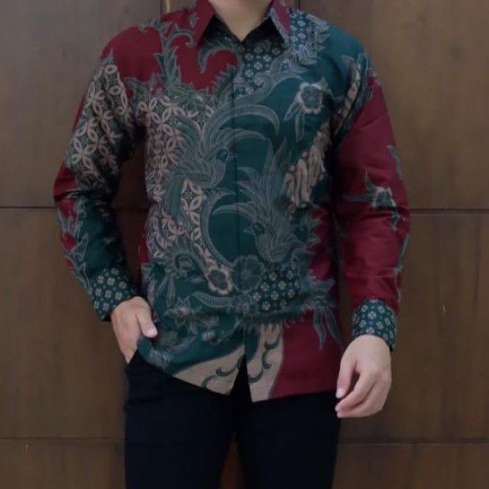 Motif Kenanga Merah Ijo