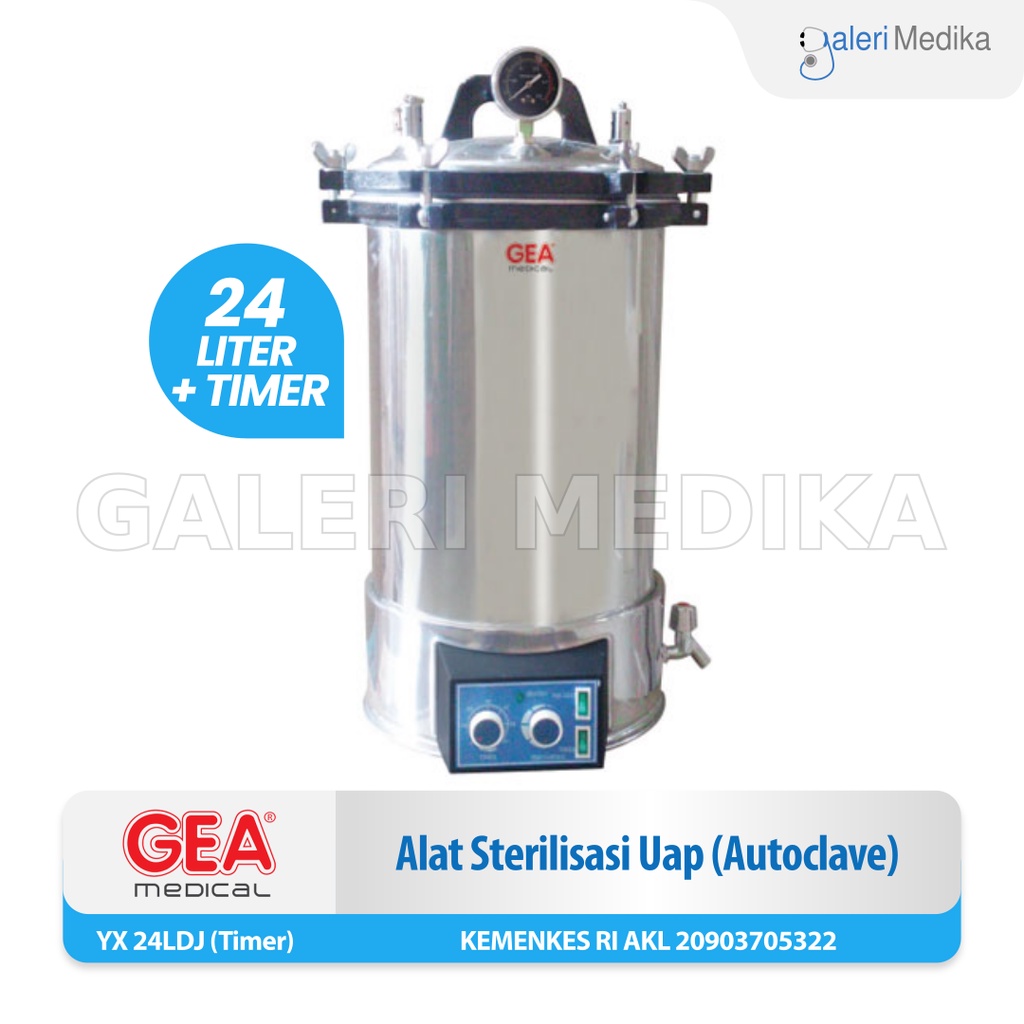 Autoclave GEA 24 Liter - Dengan Timer