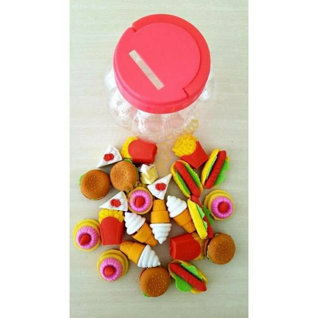 

Penghapus Pensil 3D Bongkar Pasang Model Makanan, Buah, Jerapah / Harimau / Singa