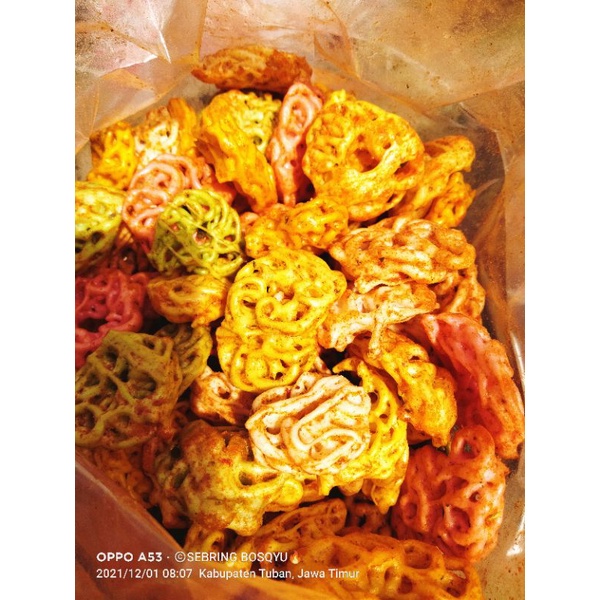 

krupuk seblak mawar bosqyu 250g