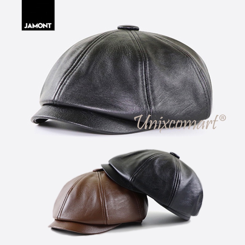 Topi Baret CARLOS Jamont Style Newsboy Flat Beret Hat Pelukis Patino