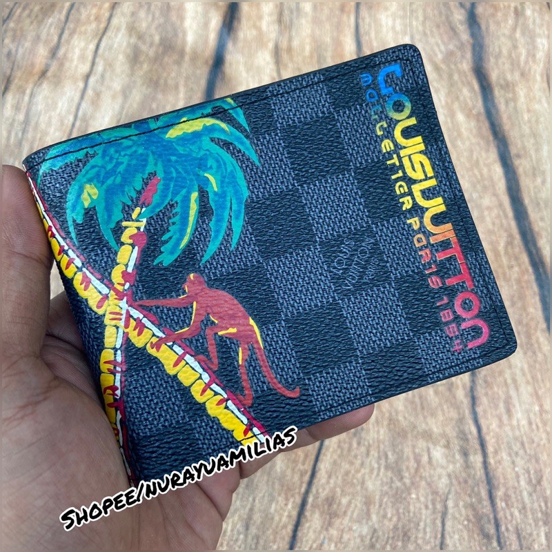 Dompet pria Lv Premium quality dompet lipat pria dompet pria import