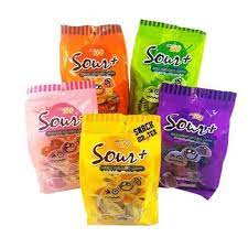 

SOUR+ CANDY GUMMY LOT 100 PERMEN IMPORT SOUR PLUS GUMMY