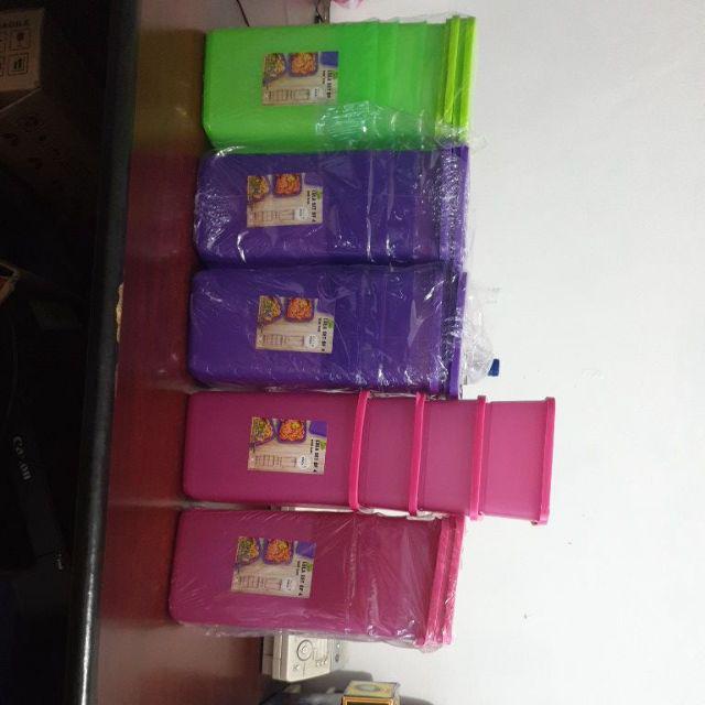 Cpm Lula Junior Set Of 4 Pcs Hijau / Lunch Box / Kotak Makan Plastik