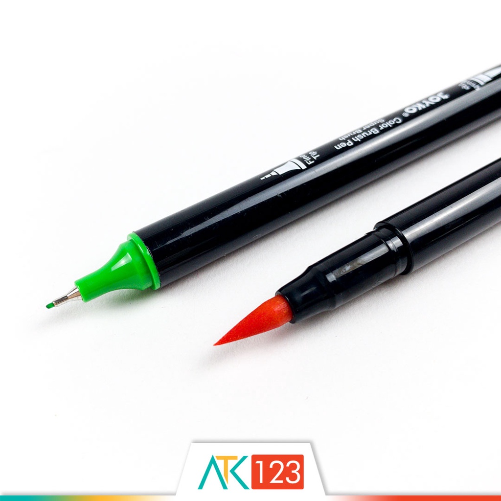 

mdn Pulpen / Pena / Spidol Kuas Warna / Color Brush Pen Set Dual / Double Tip 12 Warna / Colors