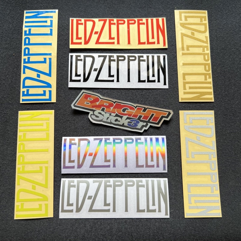 STICKER STIKER LED ZEPPELIN STICKER BAND CUTTING