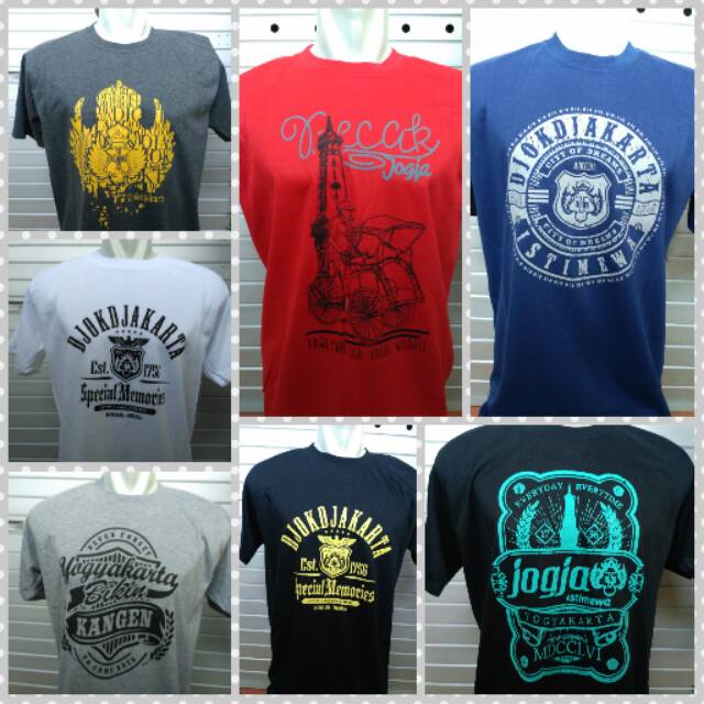 COD Kaos Tshirt Jogja Murah Pe distro Kaos Oleh Oleh Jogja Kaos Malioboro Kaos Oblong Kaos Pria Wani