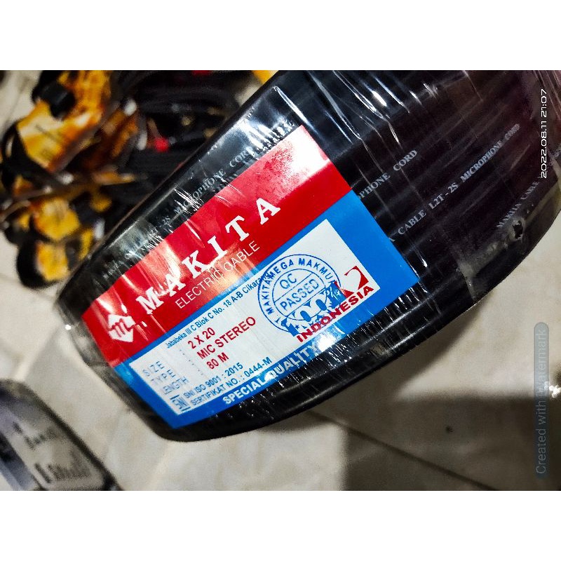 kabel mic makita L2T2S GROUND ground gold