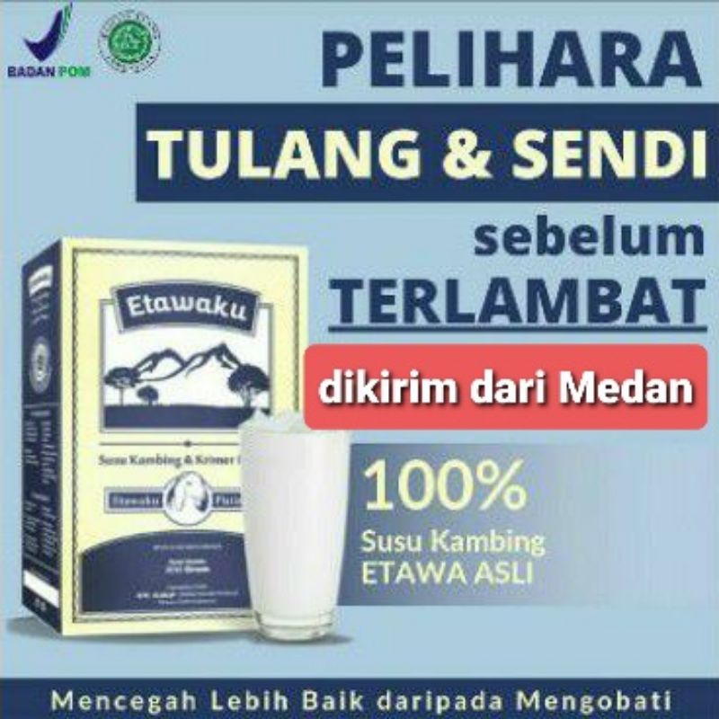 Etawaku Platinum: Susu Kambing & Krimer Bubuk 200gr