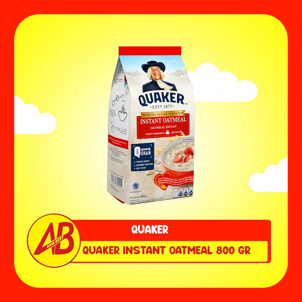 QUAKER OATMEAL OAT 800 gr