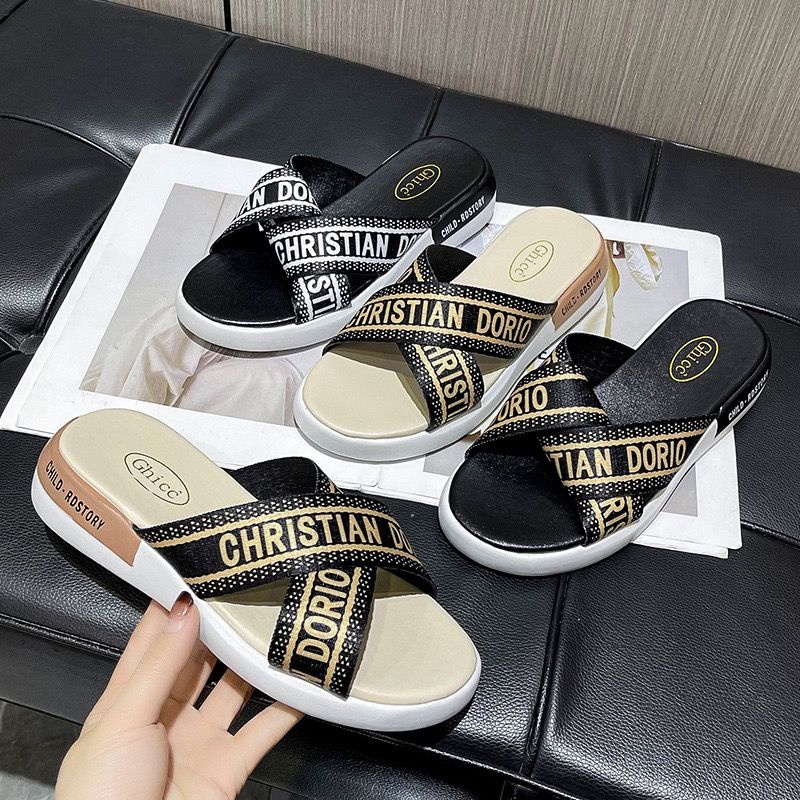 20456 Sandal Flat Wanita Import Sendal Korea Fashion