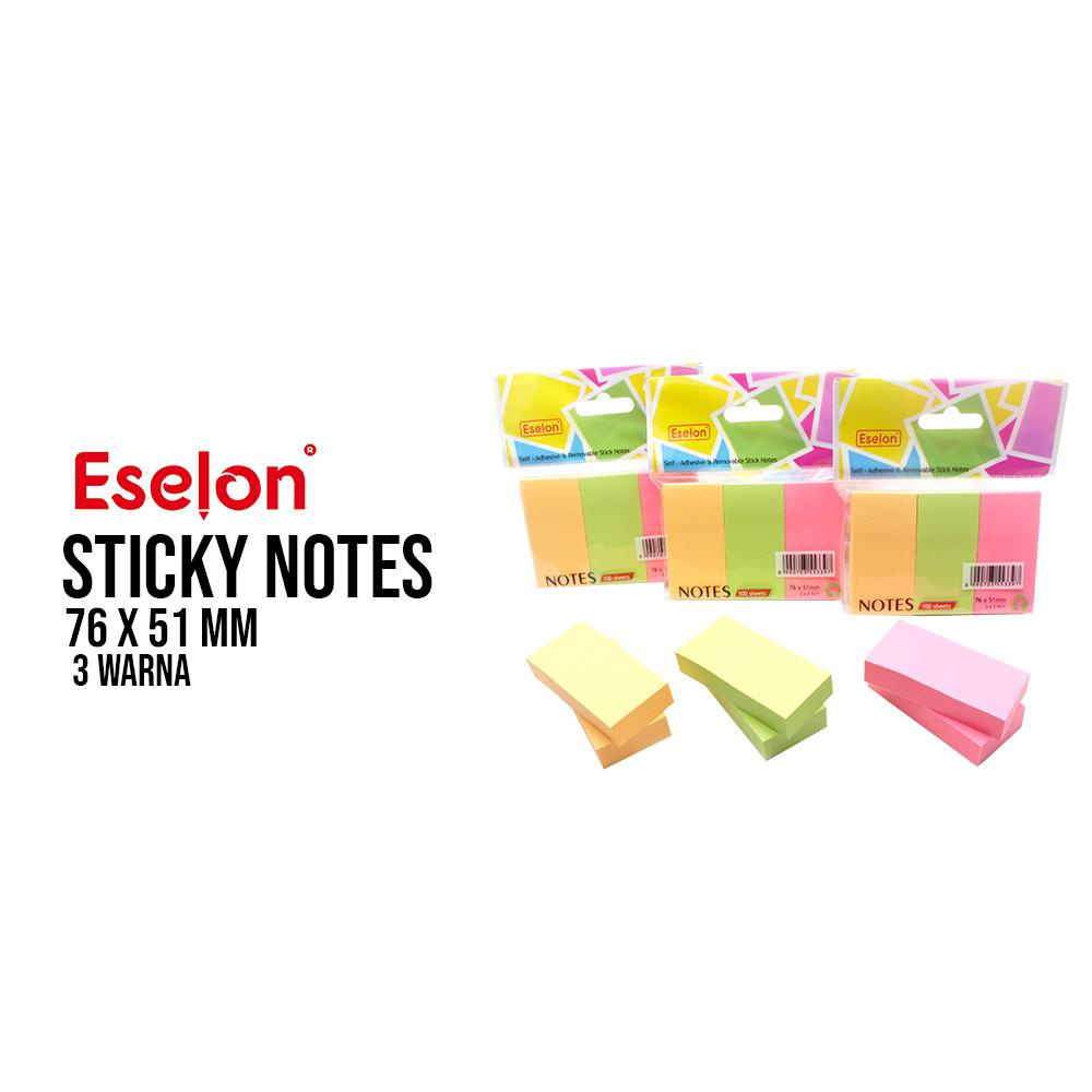 

Eselon Stick Note 3 Warna/Memo/Pembatas Kertas