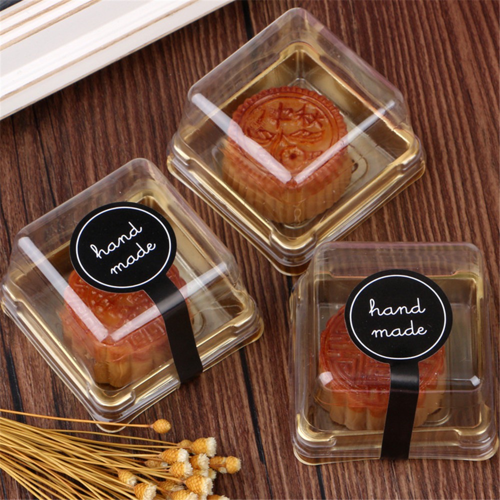 【COD Tangding】[Checkout RP100] 10pcs/set Handmade Black Pudding Push Long Label Cake Baking Sticker Tags for Gift