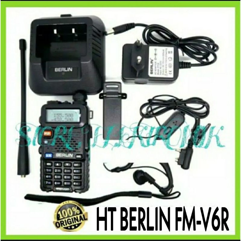 Ht Berlin FM-V6R Dual Band 136-174MHz / 400-440MHz Original HT Berlin