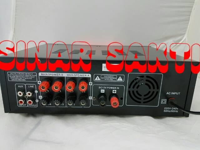 PROMO AMPLI WALET 4 CHANNEL 2 TIMER DIGITAL