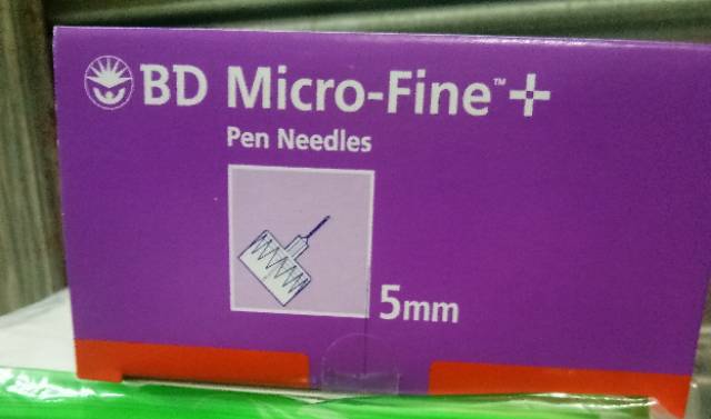 BD MICRO-FINE(satuan) 5mm/jarum insulin 0,25mm(31G)/pen needle 5mm