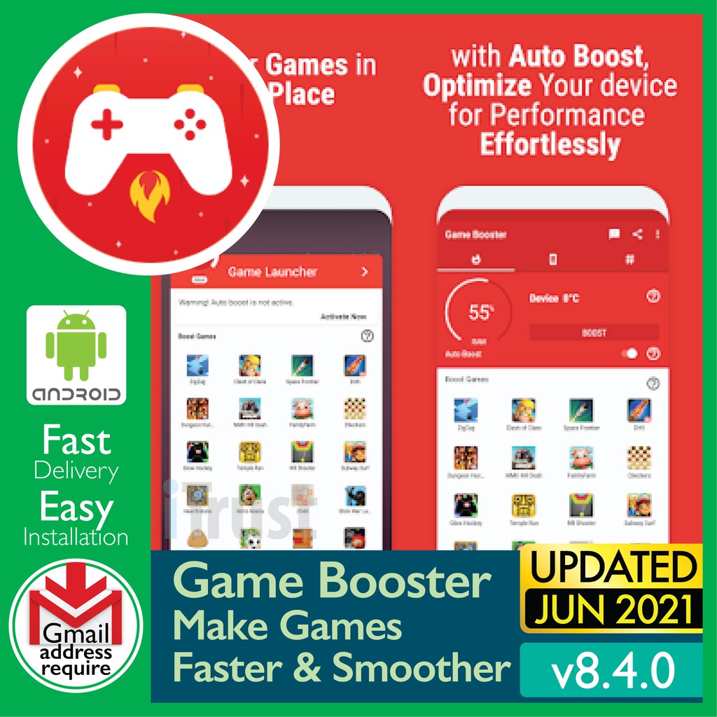 

Gm Bstr v8.4.0 - Mk Gms Fstr & Smthr Prmm Unlckd [SmrtPhn - Andrd] - Dgtl Dwnld