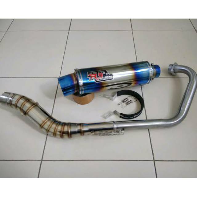 KNALPOT RACING R9 MUGELLO VIXION R R15 V2 V3 BYSON CB150R CBR150RR GSX S R SATRIA FU SONIC OLD NEW
