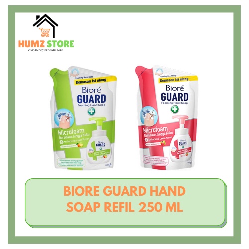 BIORE GUARD MICROFOAM HAND SOAP WASH REFILL BIORE GUARD 250 ML 250ML