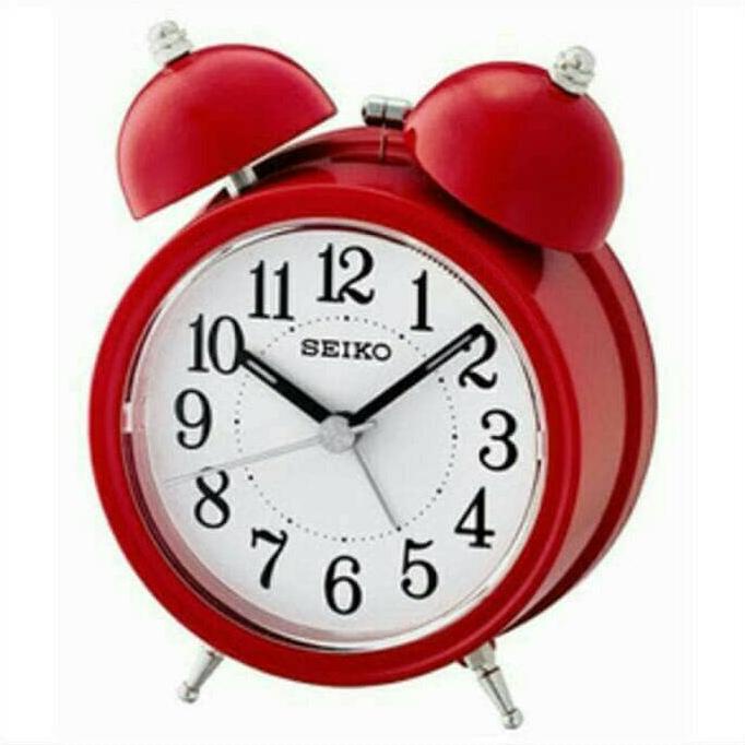 Jam Meja Beker Seiko QHK035R - Merah Lc