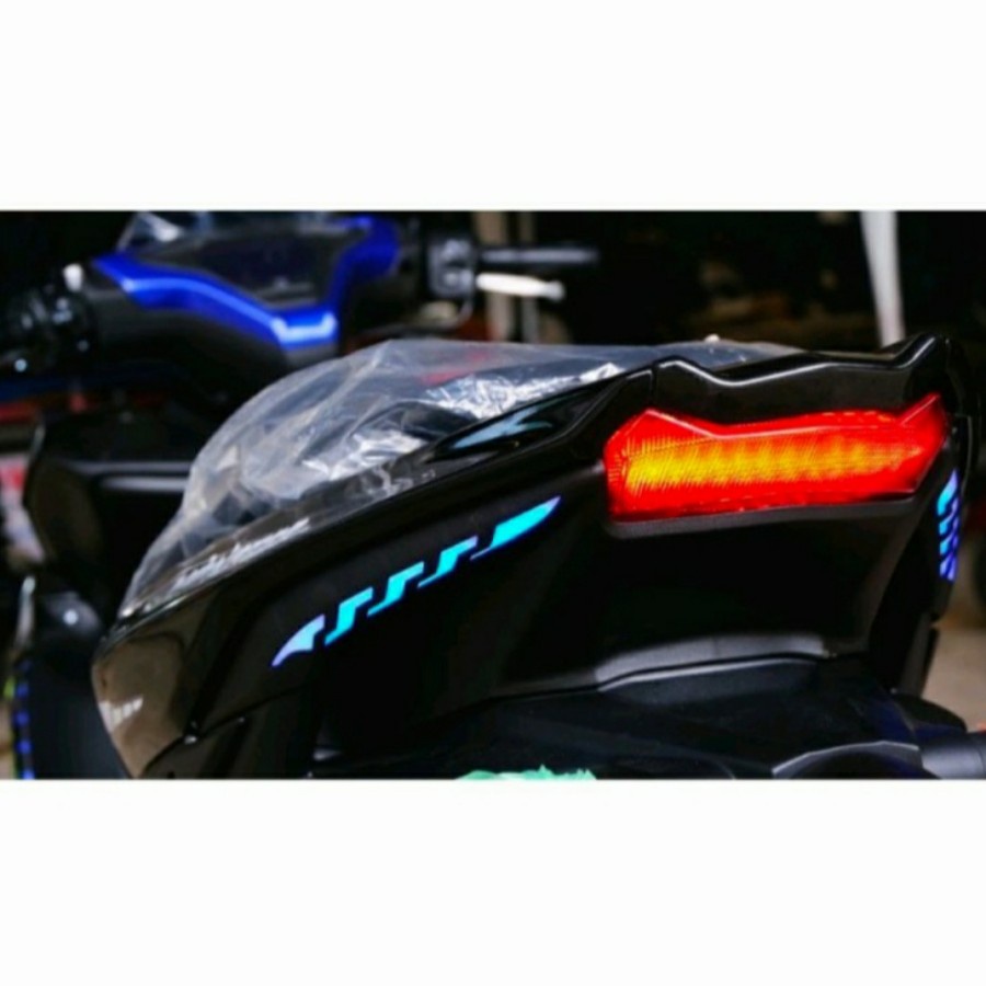 Lampu Undertail Motor Aerox New Connected 2020 - 2022 High Quality Undertail Lamp Yamaha New Aerox Trend Terbaru