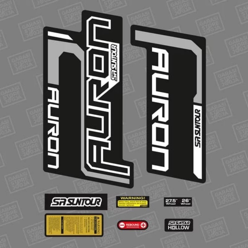 Decal Stiker Fork Suntour Auron