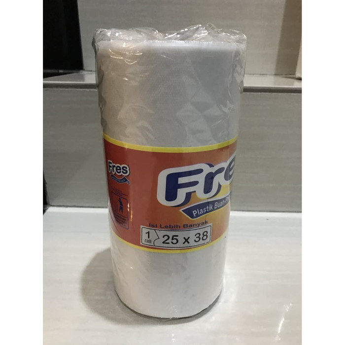 Kantong Plastik fres roll buah sayur fotokopi - 25x38 PLASTIK HD FRES - 30 X 45 plastik fotocopy