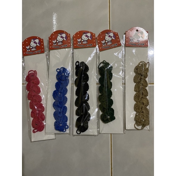 konektor masker hijab rajut