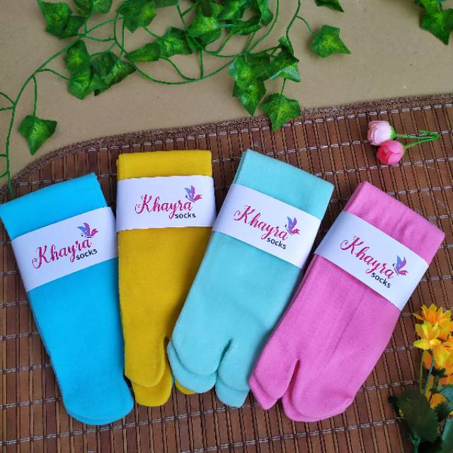 [ ECER ] KAOS KAKI JEMPOL POLOS BAHAN NILON