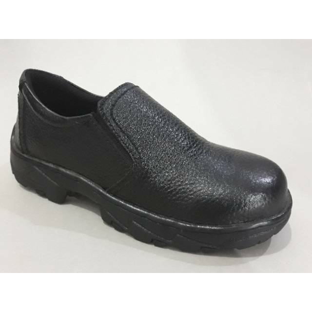 Jogja: Sepatu Slop Safety Kulit Asli kode CP3
